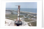 Apollo 15 on the launch pad at Kennedy Space Center, Florida, USA by NASA
