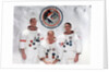 The crew of the Apollo 15 Mission at the Manned Spacecraft Centre, Houston, Texas by NASA