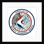The Apollo 15 lunar mission insignia by NASA