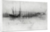 Steamboats off the Tower by James Abbott McNeill Whistler