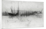 Steamboats off the Tower by James Abbott McNeill Whistler