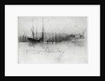 Steamboats off the Tower by James Abbott McNeill Whistler