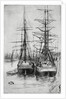 Two Ships by James Abbott McNeill Whistler