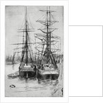 Two Ships by James Abbott McNeill Whistler