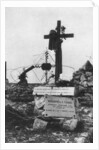 The grave of an Italian Red Cross volunteer nurse by Anonymous