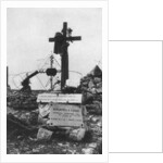 The grave of an Italian Red Cross volunteer nurse by Anonymous