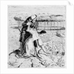 An etching in the Germ by William Holman Hunt