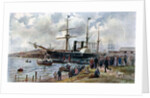 The 'Ripon' leaving Southampton with troops for the Crimea by Anonymous