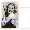 Margot Grahame (1911-1982), English actress by Anonymous