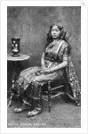 Native dancing girl, India by Anonymous