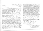 Letter by Robert Burns to Mrs Dunlop of Haddington by Frederick George Netherclift