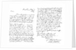 Letter by Robert Burns to Mrs Dunlop of Haddington by Frederick George Netherclift