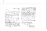 Letter by Robert Burns to Mrs Dunlop of Haddington by Frederick George Netherclift