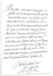 Letter by Marie de' Medici to the Duke of Savoy by Frederick George Netherclift