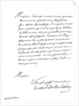 Letter by Cardinal Richelieu, to Monsieur de la Motte by Frederick George Netherclift