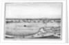 Strand and cricket ground, panorama of Calcutta, India by Frederick Fiebig