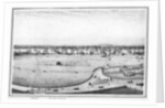 Strand and cricket ground, panorama of Calcutta, India by Frederick Fiebig