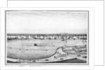 Strand and cricket ground, panorama of Calcutta, India by Frederick Fiebig