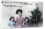 'No Place like Home Sweet Home at Christmas Time', greetings card by Schwerdffeger & Co