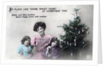 'No Place like Home Sweet Home at Christmas Time', greetings card by Schwerdffeger & Co