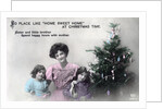 'No Place like Home Sweet Home at Christmas Time', greetings card by Schwerdffeger & Co
