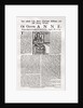 Broadside published on the death of Queen Anne by Anonymous