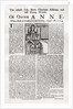 Broadside published on the death of Queen Anne by Anonymous
