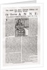 Broadside published on the death of Queen Anne by Anonymous
