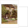 The Cottage Door by Anonymous