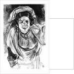 Study of an Italian Girl by Adolph Menzel