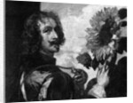 Anthony van Dyck, self-portrait with a sunflower by OL Lacour