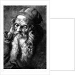 Study of an Old Man by Anonymous