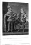 Christian IV, King of Denmark, with his eldest son Frederick by Robert Dunkarton