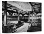 First class smoking room on board the P&O steamship SS 'India' by Anonymous