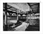 First class smoking room on board the P&O steamship SS 'India' by Anonymous