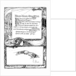 Freeze, Freeze, Thou Bitter Sky by Anonymous