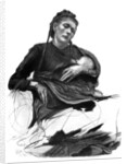 Study of a woman holding a baby by Anonymous