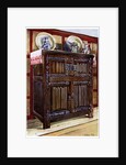 Oak double hutch by Edwin Foley