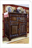 Oak double hutch by Edwin Foley