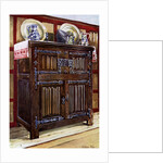 Oak double hutch by Edwin Foley