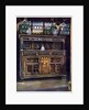 Carved and inlaid oak court cupboard by Edwin Foley