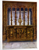 Henry II carved coffer or bahut and oak screen of the same French Period by Edwin Foley