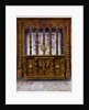 Henry II carved coffer or bahut and oak screen of the same French Period by Edwin Foley