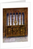 Henry II carved coffer or bahut and oak screen of the same French Period by Edwin Foley