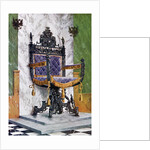 Wrought steel chair by Edwin Foley