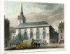 Church of St Michael Queenhithe, City of London by J Tingle