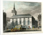 Church of St Michael Queenhithe, City of London by J Tingle