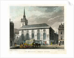 Church of St Michael Queenhithe, City of London by J Tingle