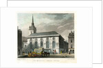 Church of St Michael Queenhithe, City of London by J Tingle