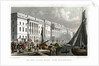 The new Custom House, from Billingsgate, City of London by William Tombleson